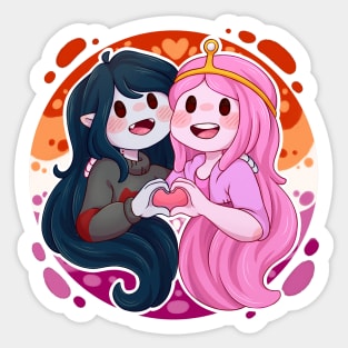 Marceline & Bubblegum Sticker
